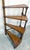 20th c. faux bamboo wood spiral library stair steps, set of 4 steps in solid condition and great accent to a library or...