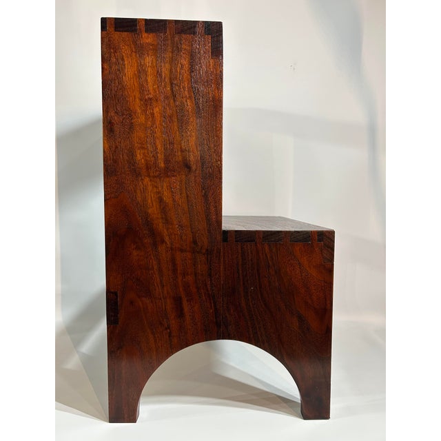2010s DRW Shaker Style Black Walnut Step Stool - 1 Piece For Sale - Image 4 of 12