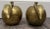 Mid-Century Modern Mid Century Solid Brass Apples- a Pair For Sale - Image 3 of 10