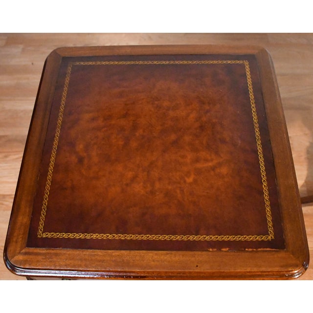 1930s Pair of English Regency Mahogany Side Tables / End Tables For Sale - Image 14 of 15