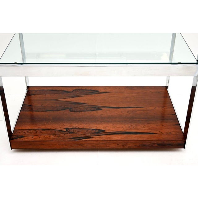 Vintage Chrome Drinks Trolley from Merrow Associates, 1960 For Sale - Image 10 of 11