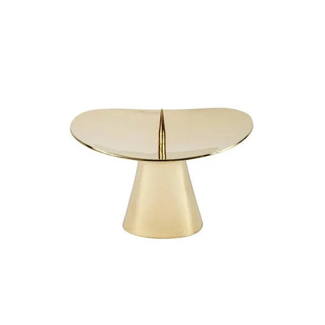 Carl Auböck Model #3469 Polished Brass Candleholder For Sale - Image 10 of 11