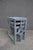 Distressed Blue Graduated Nesting Tables With Geometric Open Base – Set of 3 For Sale - Image 11 of 11