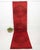 1970s Vintage Turkish Handmade Wool Cotton Red Runner Rug For Sale - Image 10 of 11