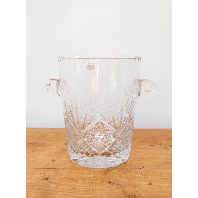 Baccarat Bertrichamps Ice Bucket Cooler by Klein, 1980s For Sale - Image 4 of 10