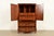 Late 20th Century Century Furniture French Provincial Louis XV Carved Cherry Wood Armoire Dresser or Gentleman's Chest For Sale - Image 5 of 15