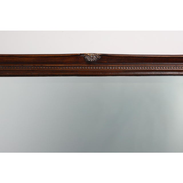 Antique Facet-Cut Mirror with Carved Wood Frame, France, 1850s For Sale - Image 6 of 12