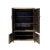 This is a simple oriental style cabinet with a restored surface color - distressed rustic Sorrell brown #CAB387 mixed...
