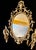 Mid 20th Century Mid 20th Century Set of 3, Rococo Style Giltwood Wall Mirror Set For Sale - Image 5 of 12