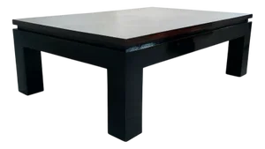 Coffee Table in Rosewood and Lacquered Wood, 1950s