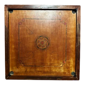 1950s Vintage Wooden Carrom Board