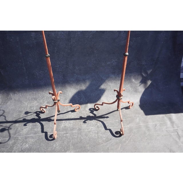 Each stands 66 1/2" tall x 20" x 24". Really elegant, they are quite heavy and really stable. Sold as a pair.