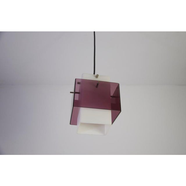 Acrylic Glass Pendant Lamp, Germany, 1970s For Sale - Image 6 of 13