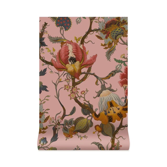 House of Hackney House of Hackney Artemis Wallpaper - Blush, Sample For Sale - Image 4 of 4