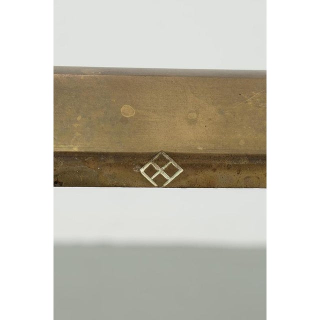 Metal Vintage Side Table from Ghyczy For Sale - Image 7 of 9