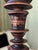 Brown Antique Dutch Colonial Treen Turned Wood Candleholder For Sale - Image 8 of 16