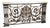 Antique Cast Iron Parisian Balcony Gate Console With Shellstone Top, Circa 1900 For Sale