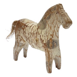 Antique Original Wooden Horse, 1860 For Sale