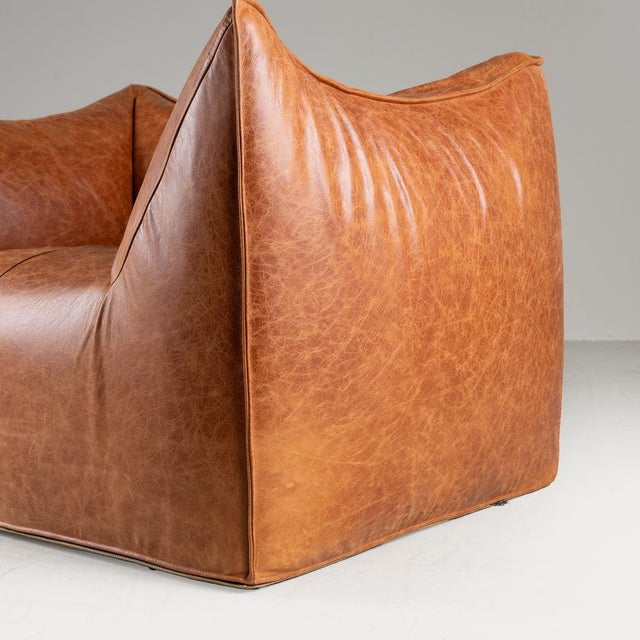 Brown Le Bambole Chair by Mario Bellini for B&B Italia, 1970 For Sale - Image 10 of 14