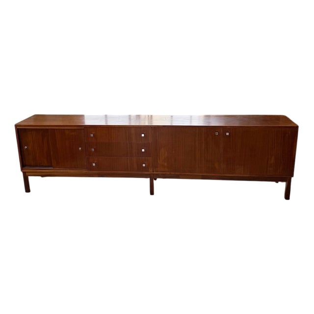 Constructivist Teak Sideboard, 1960s For Sale