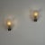 Metal Wall Lights attributed to Archimede Seguso for Seguso Vetri d'Arte, 1940s, Set of 2 For Sale - Image 7 of 17