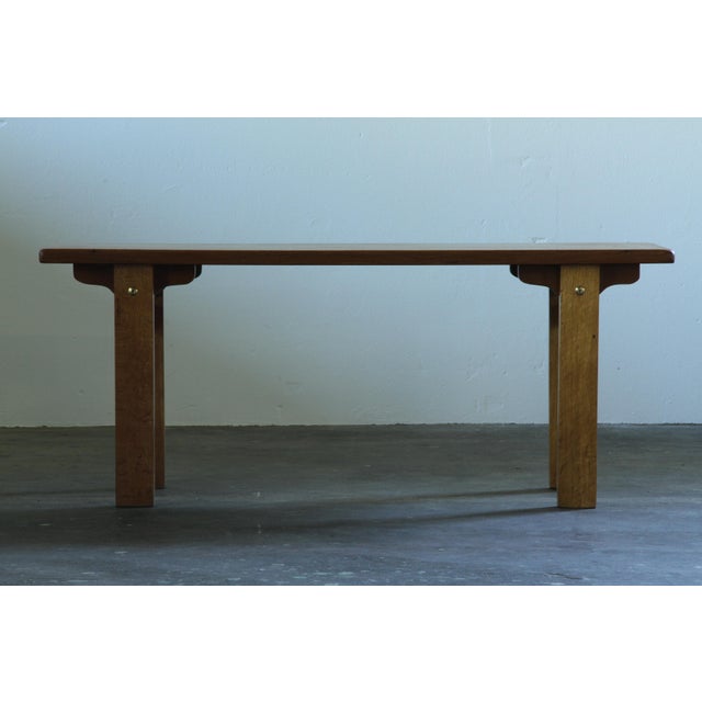 Vintage Oak Coffee Table, 1960s For Sale - Image 9 of 18