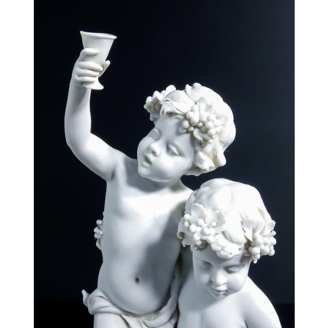 Biscuit Sculpture by Benacchio for Triad Bacchanalian Putti For Sale - Image 15 of 18
