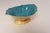 Art Deco Matte Yellow and Glossy Blue Ceramic Console Bowl by Cowan Pottery For Sale - Image 4 of 14