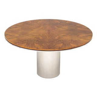 Brueton "Anello" Rosewood Top Pedestal Dining Table For Sale