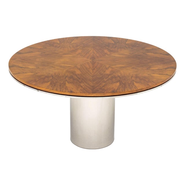 Brueton "Anello" Rosewood Top Pedestal Dining Table For Sale