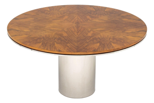Brueton "Anello" Rosewood Top Pedestal Dining Table