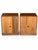 Brown Pair of Vintage Henredon Campaign-Style Nightstands, Attributed For Sale - Image 8 of 9