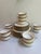 Ceramic 1990s Paragon"ATHENA" Pattern 31pc Dinner Set White and Gold Colors With Banded Border Gold Scrollwork For Sale - Image 7 of 16