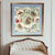 A magnificent and rare framed Hermès Paris silk scarf featuring the iconic "Auteuil en Mai" design — a richly detailed...