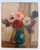Bouquet of Anemones, Oil Painting on Panel, Signed Charles Martin-Sauvaigo 1966 For Sale - Image 9 of 12