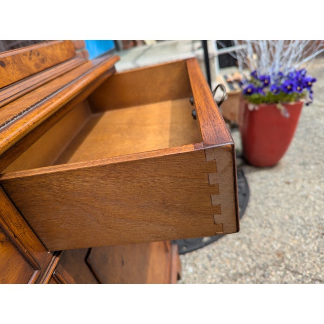 Brown Vintage Display Cabinet For Sale - Image 8 of 17