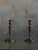 Early 20th Century Pair of Dark Wooden Candlestick Holders For Sale - Image 4 of 5