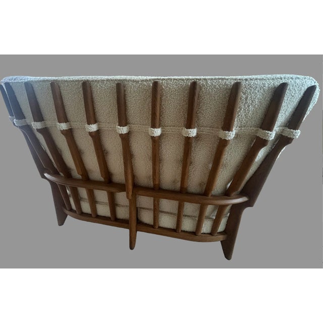 Guillerme et Chambron Guillerme Et Chambron "Grand Repos" Sofa, France 1950s For Sale - Image 4 of 18