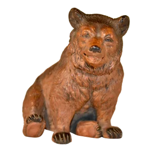 19th Century Austrian Terracotta Bear
