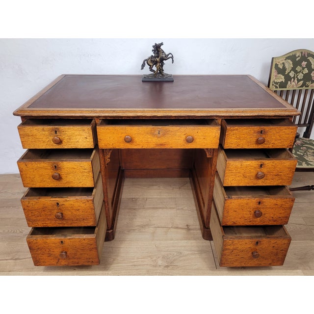 This is an beautiful Victorian writing desk, which exudes a historical charm to the home office or living room décor....