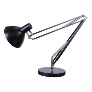 Bauhaus Black T2 Adjustable Architect Table Light from Hala, 1950s For Sale