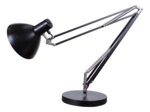 Bauhaus Black T2 Adjustable Architect Table Light from Hala, 1950s