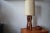 Chestnut Mid-Century Inlaid Wood Table Lamp/ Mahogany-Maple Marquetry Lamp For Sale - Image 8 of 9