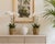 A Pair of Vintage Hand-Painted Ivy Teak Wood Cache Pots For Sale - Image 10 of 12