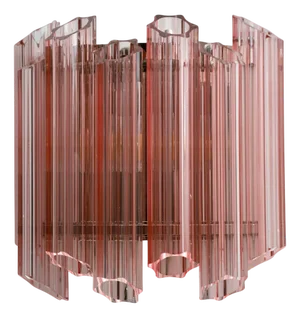 Pink Palermo Wall Light from Pure White Lines