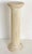Boho Chic Coastal Chic Vintage Split-Reed Whitewashed Pedestal Column For Sale - Image 3 of 6