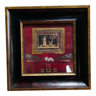Marie Frédérique Mixed Media Art Limited Edition Framed Collage For Sale