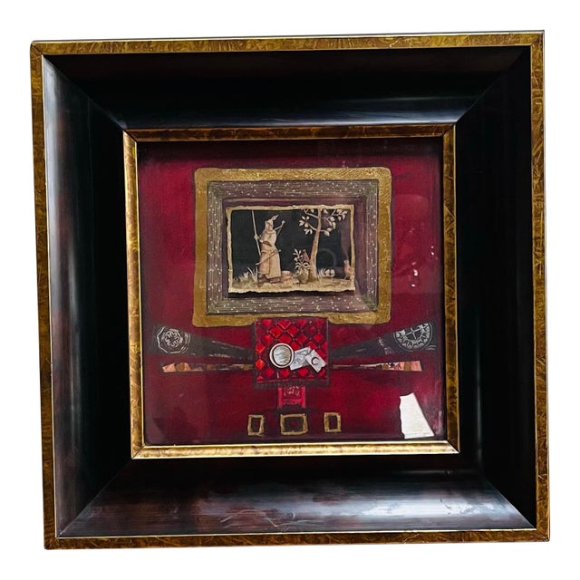 Marie Frédérique Mixed Media Art Limited Edition Framed Collage For Sale