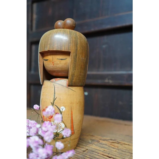Wood Sosaku Kokeshi by Kojo Tanaka, Japan., 1960s For Sale - Image 7 of 13