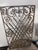 Metal Antique French Wrought Iron Decorative Panel With Scrollwork and Lattice. For Sale - Image 7 of 12